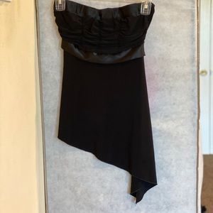 Black strapless sexy top